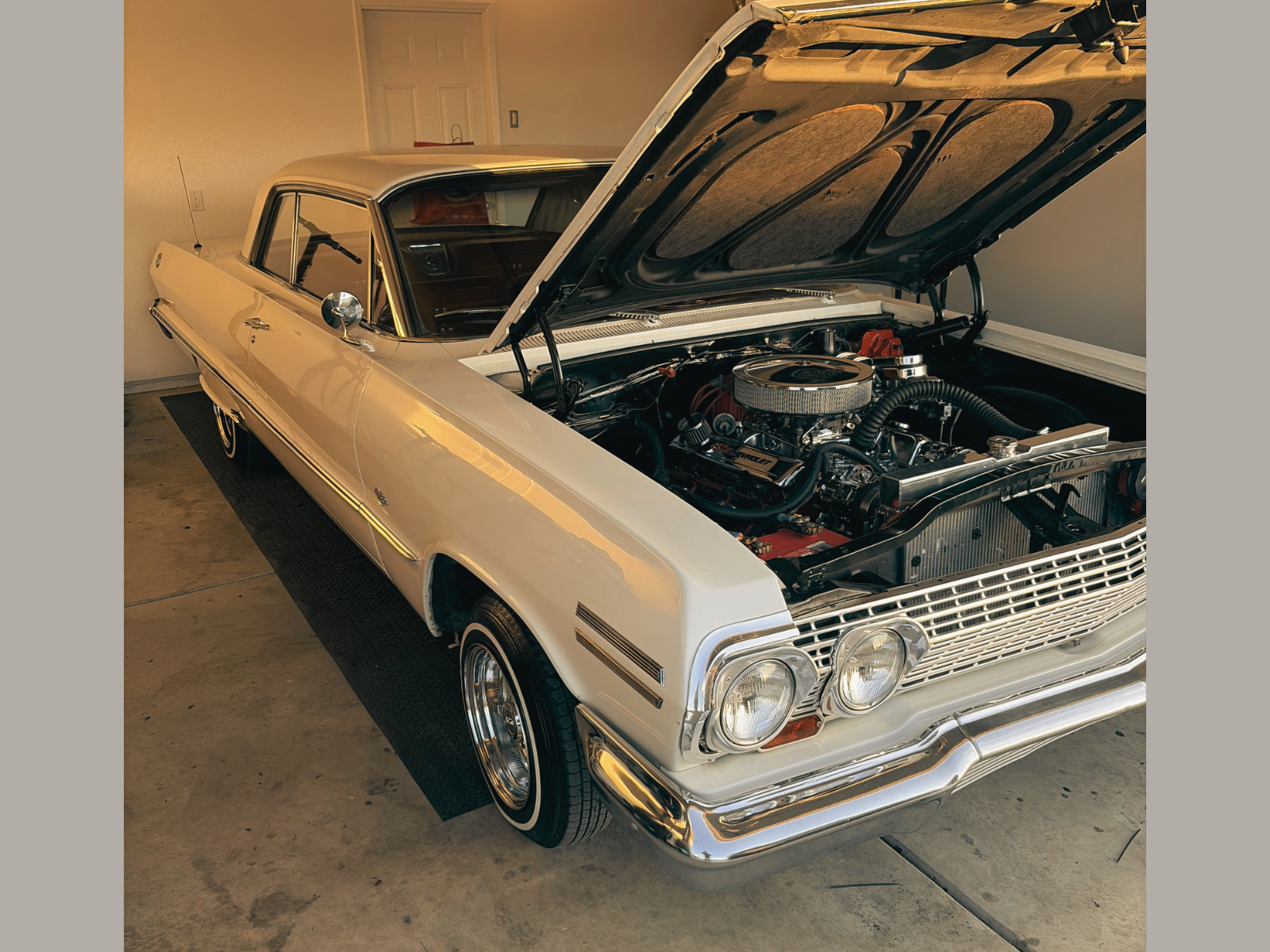 63 Impala SS Hood Up