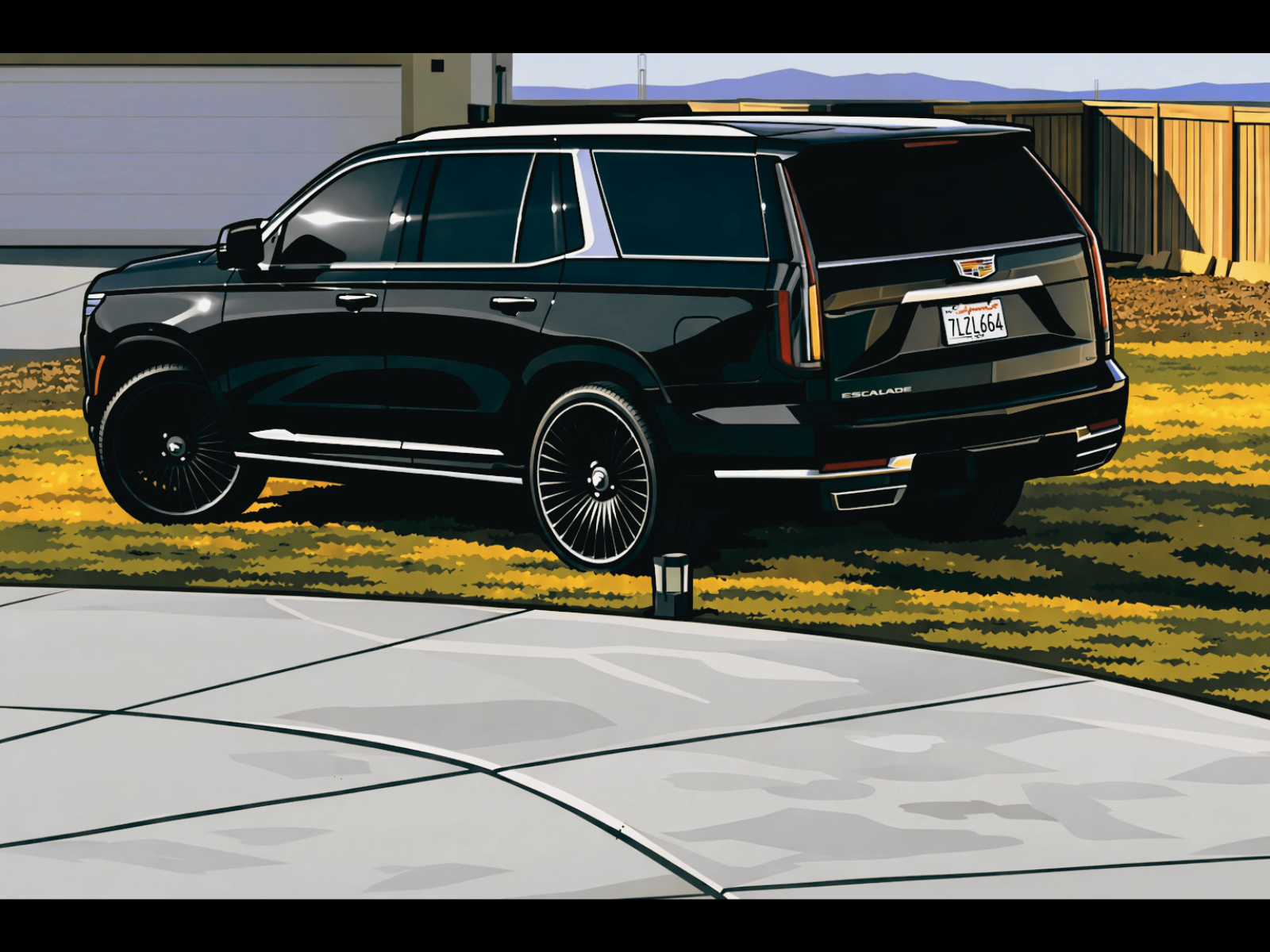 Cartoon Escalade